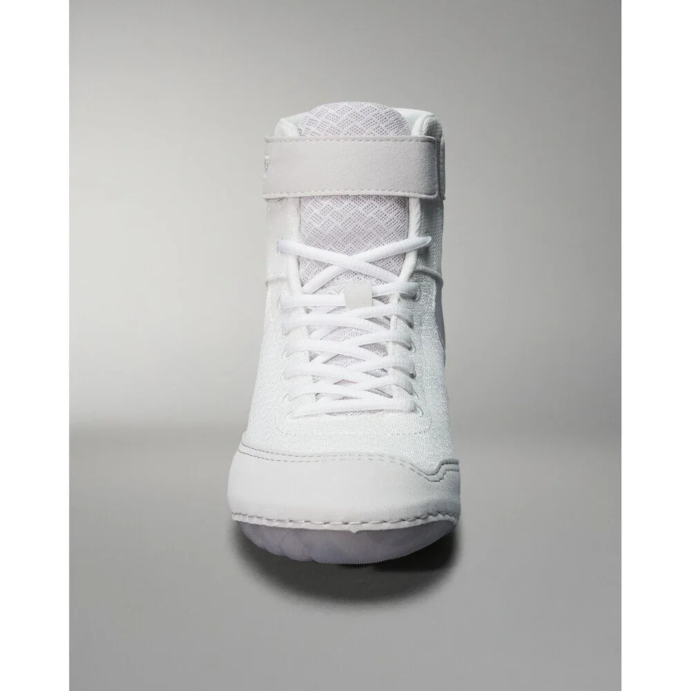 Rudis Samurai Sneakers Men's 8 White High Top Athletic Wrestling Shoes RHS9422